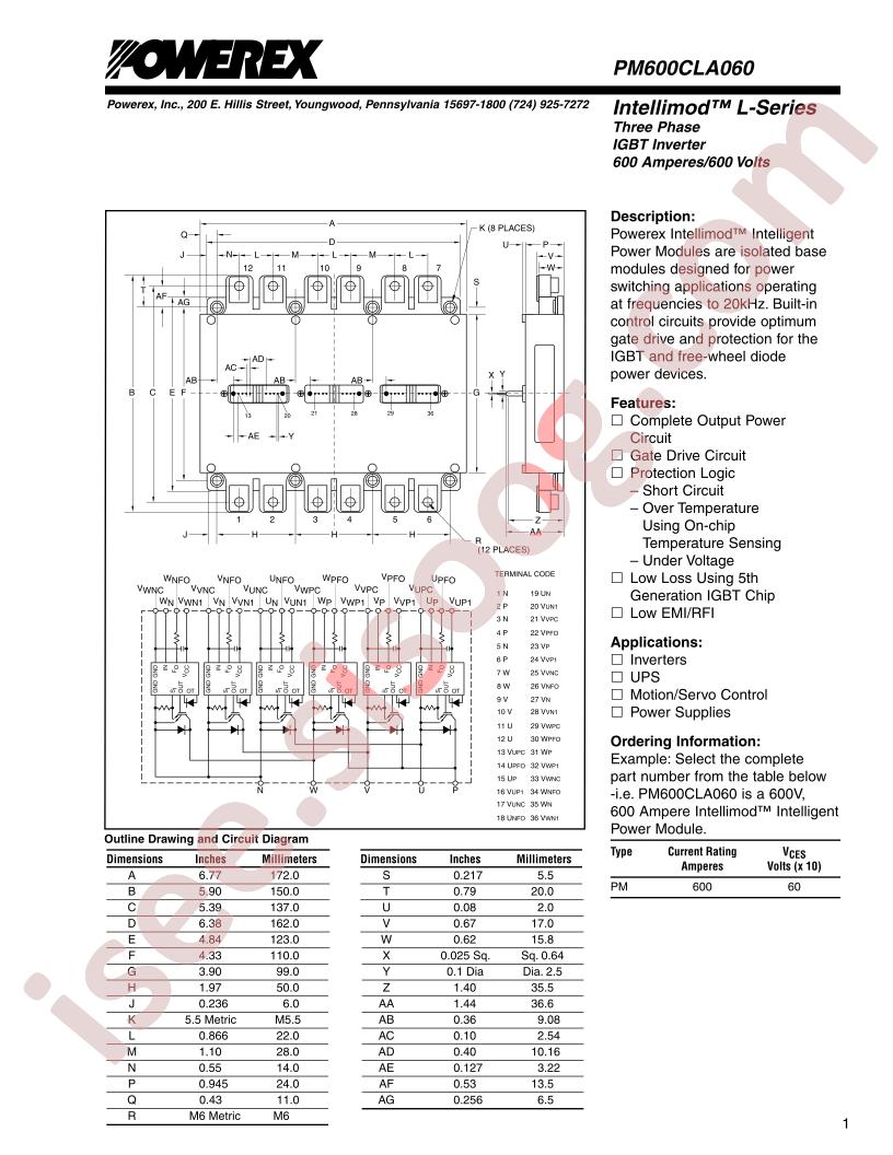 PM600CLA060