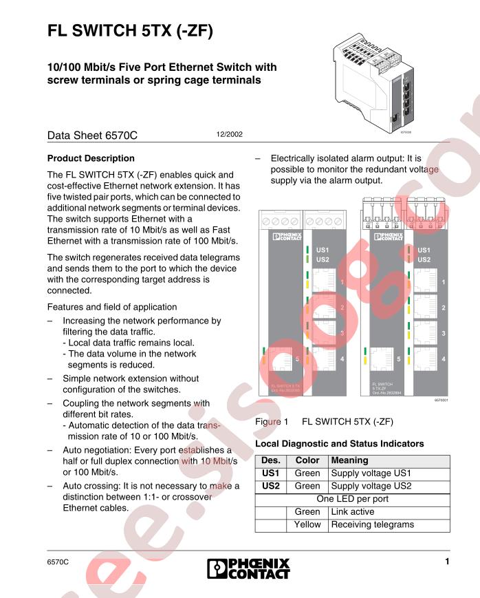 FL-SWITCH-5TX