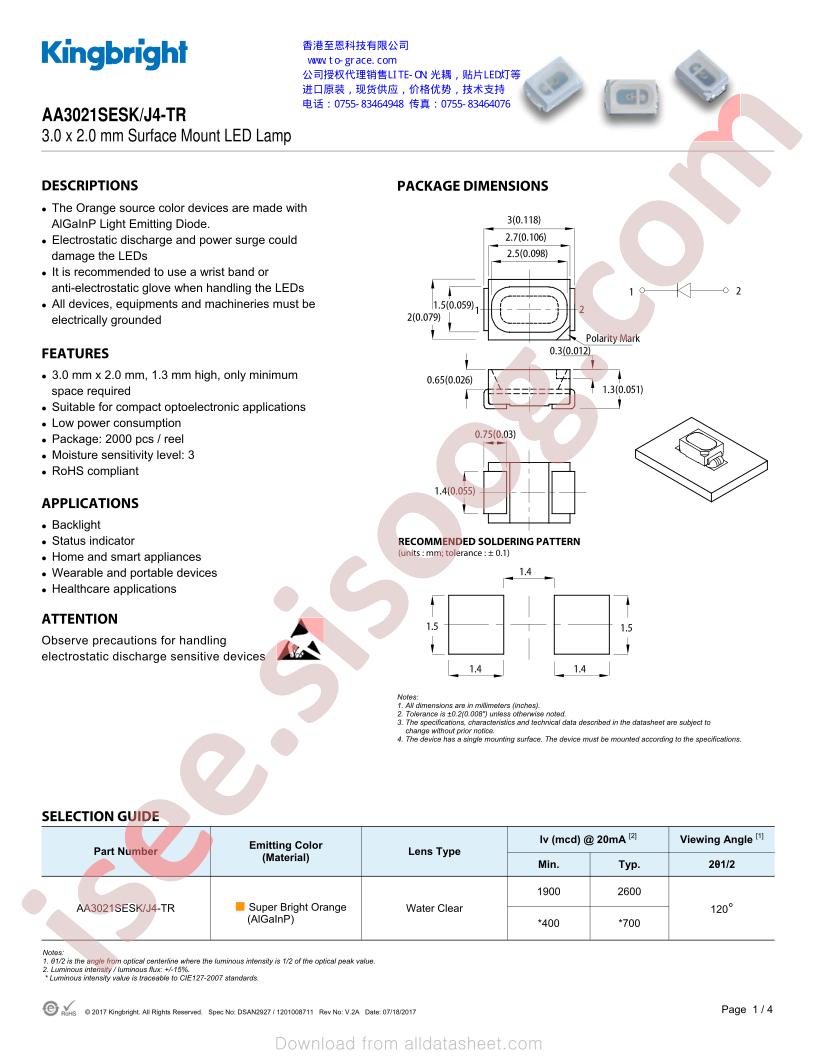 AA3021SESK-J4-TR