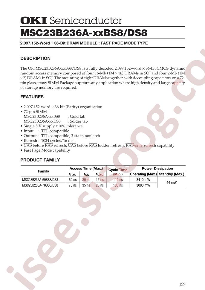 MSC23B236A-XXDS8