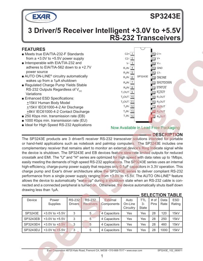 SP3243EUCT-L