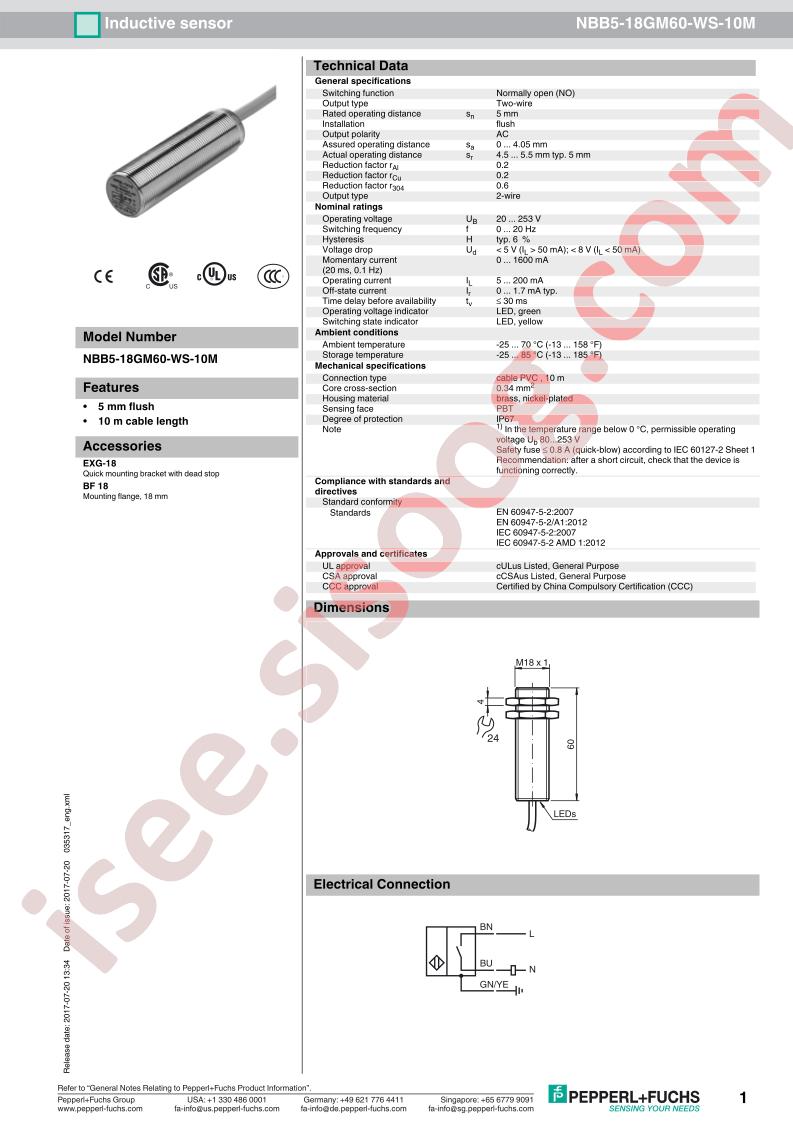 NBB5-18GM60-WS-10M