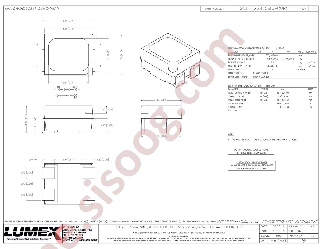 SML-LX2835SIUPGUBC