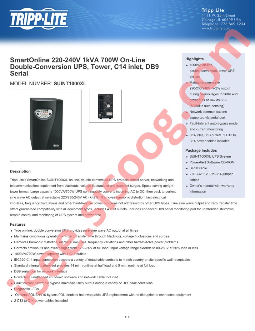 SUINT1000XL