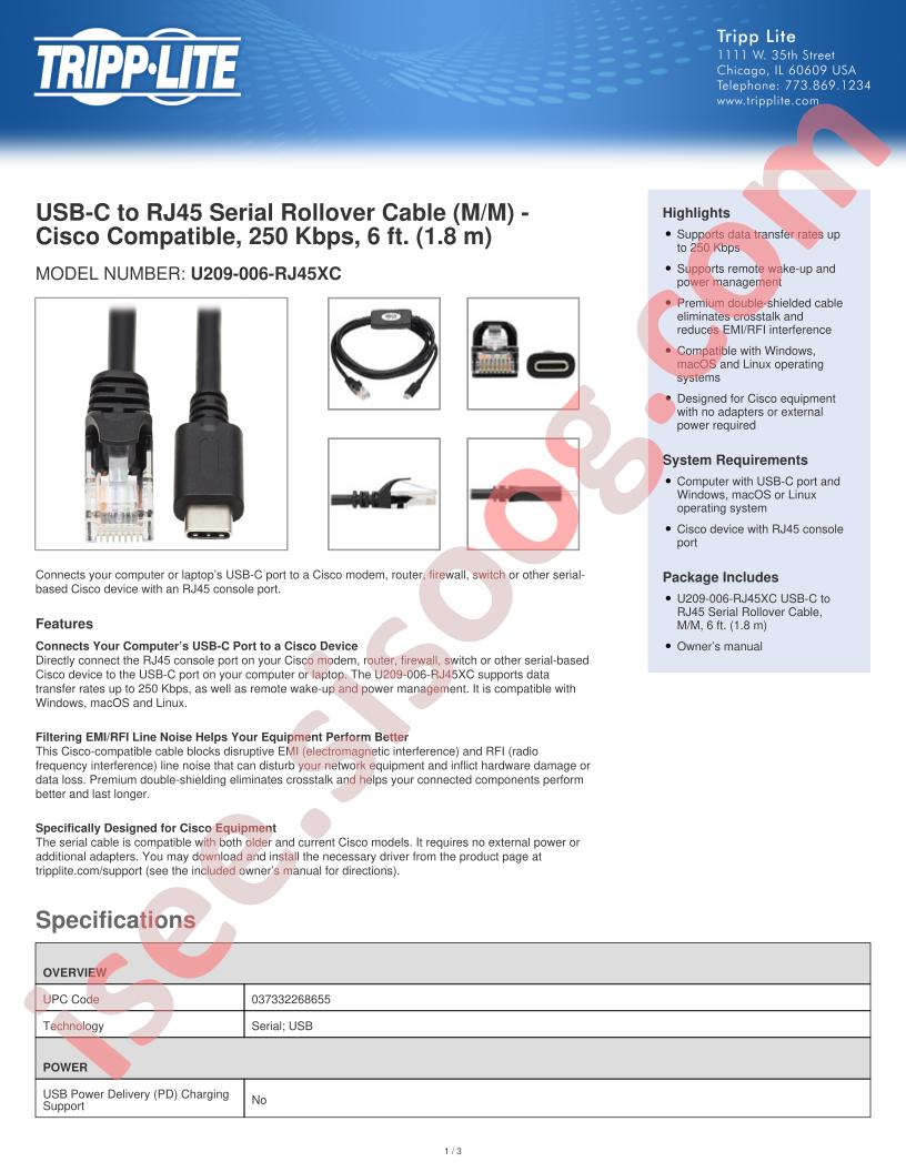 U209-006-RJ45XC