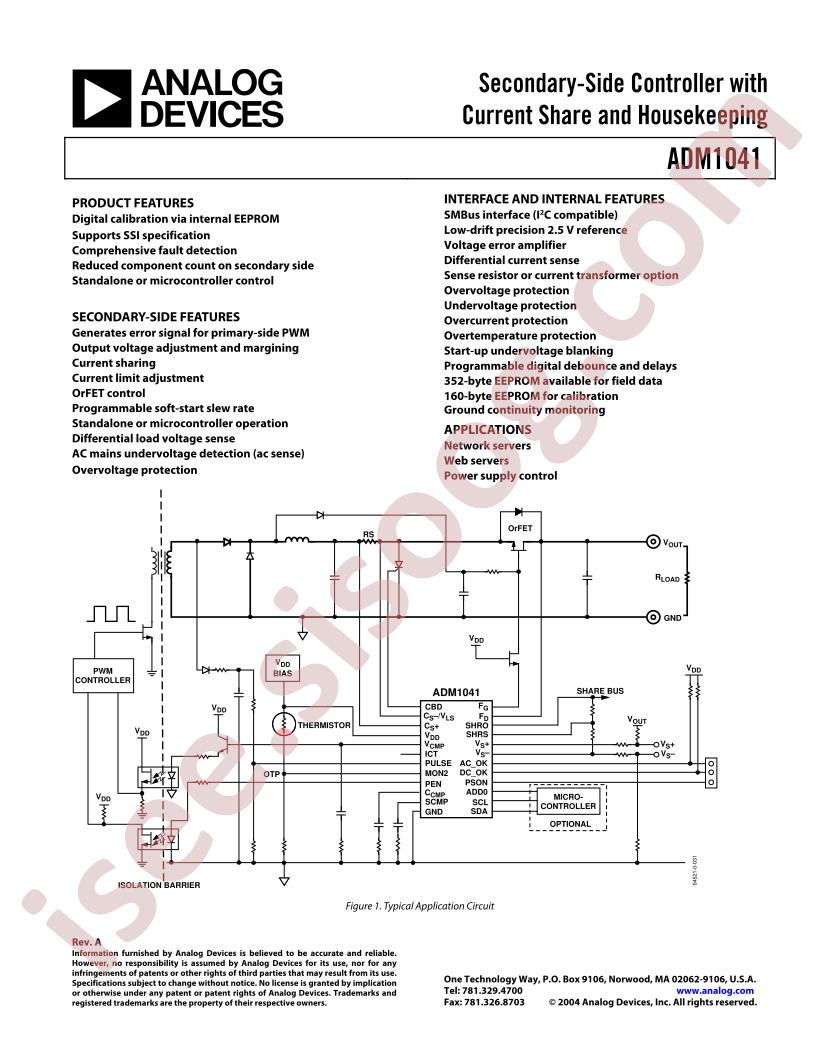 ADM1041ARQ-REEL7