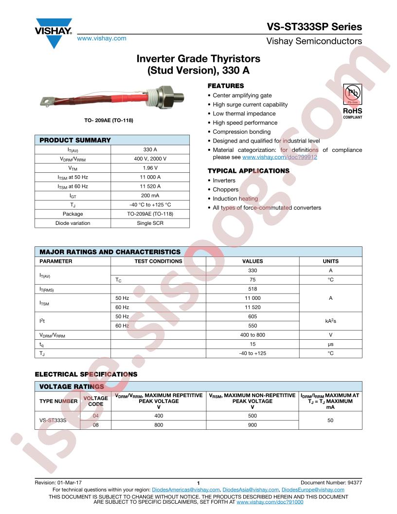VS-ST333SP