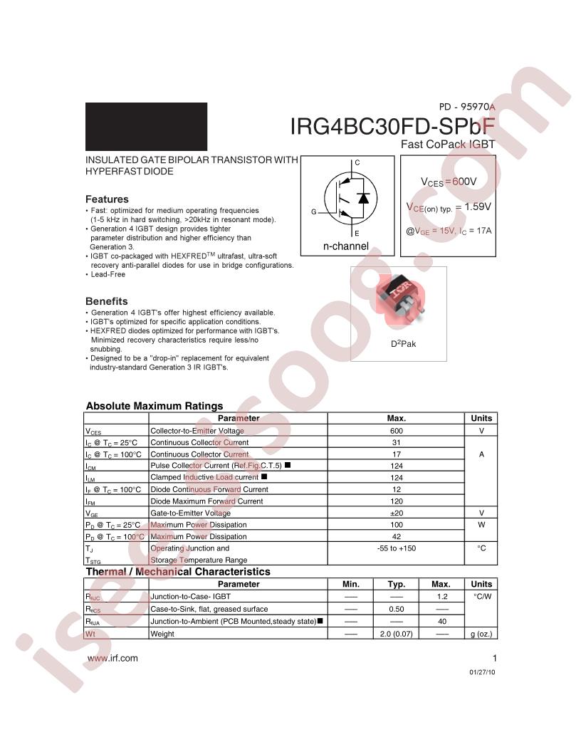 IRG4BC30FD-SPBF