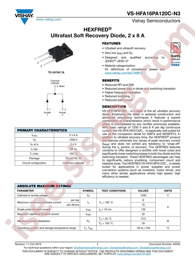 VS-HFA16PA120C-N3