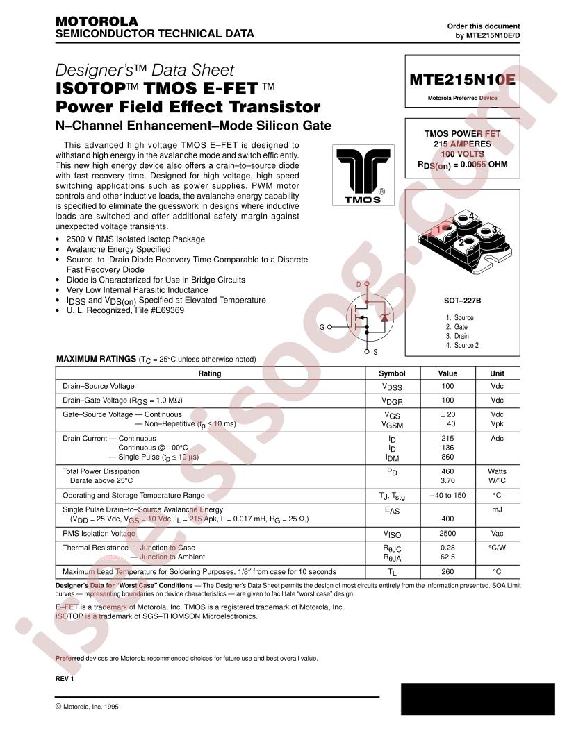 MTE215N10E