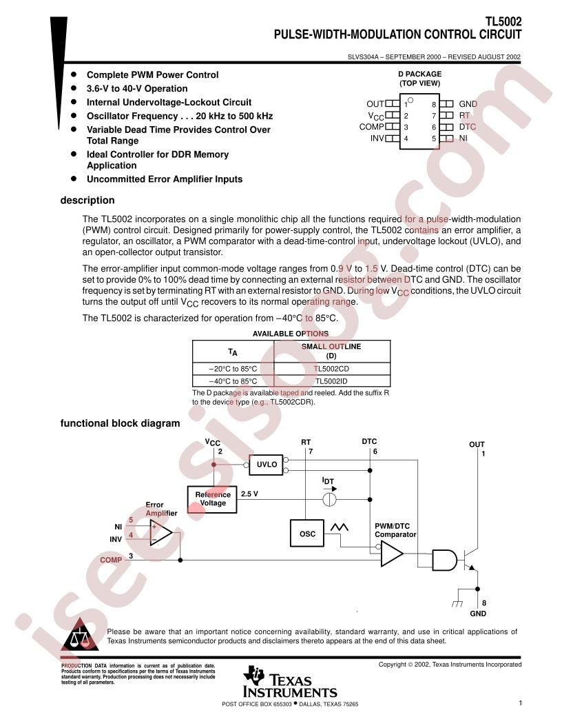 TL5002CD