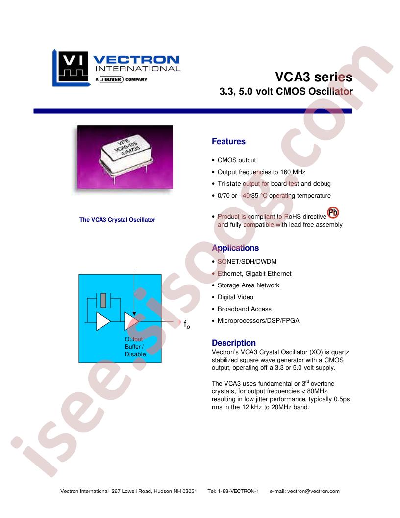 VCA3-E6A-25M00