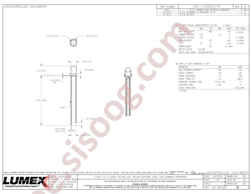 SSL-LX3054LYD