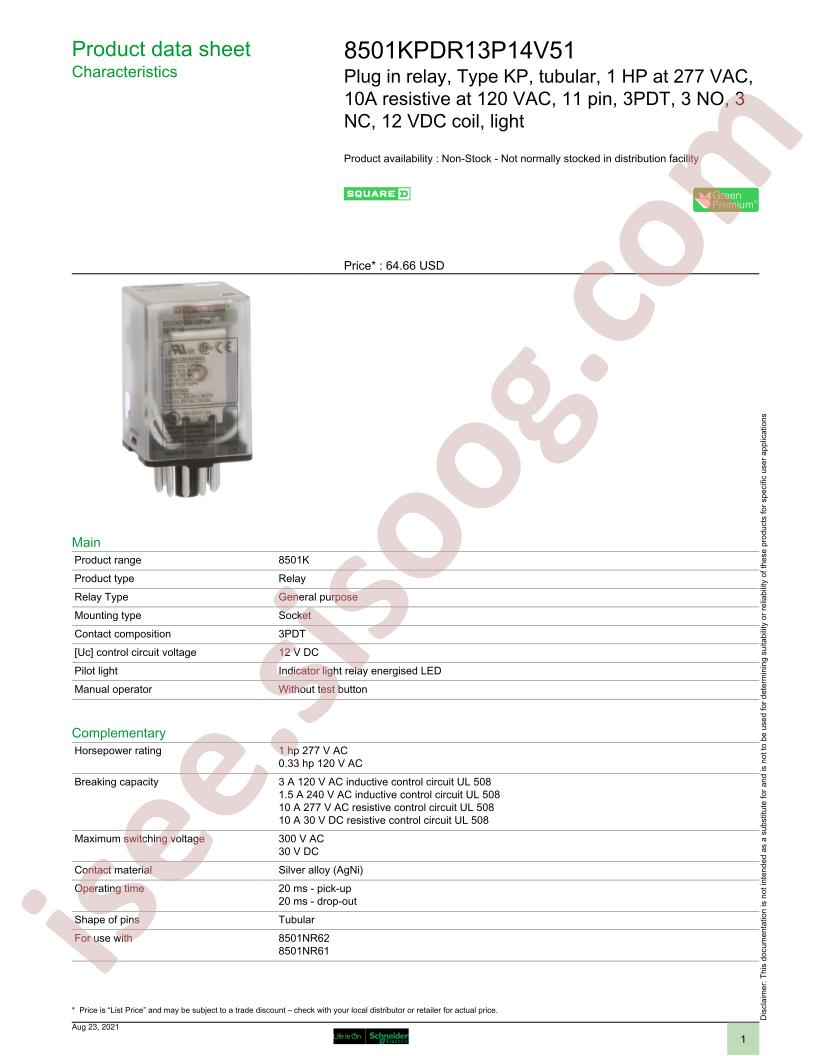 8501KPDR13P14V51