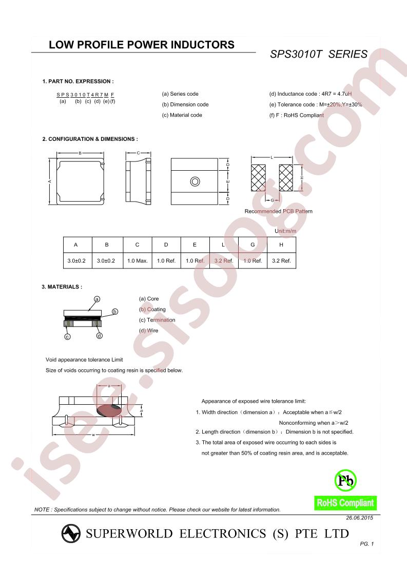 SPS3010T150MF