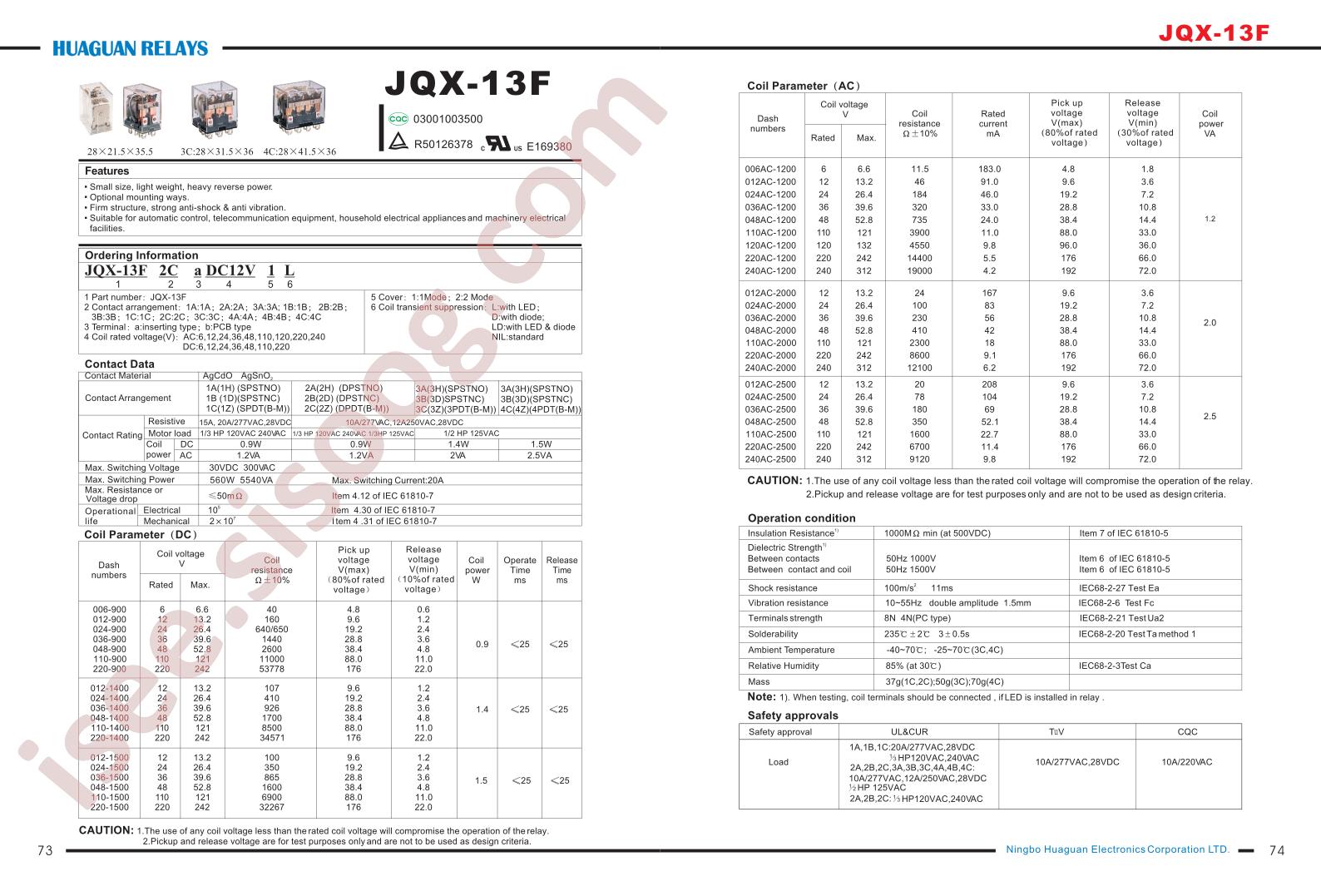 JQX-13F1B