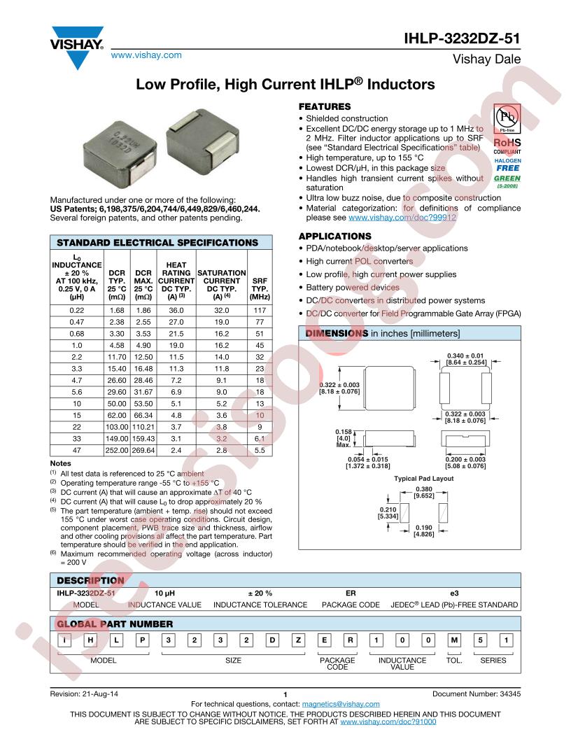 IHLP-3232DZ-51