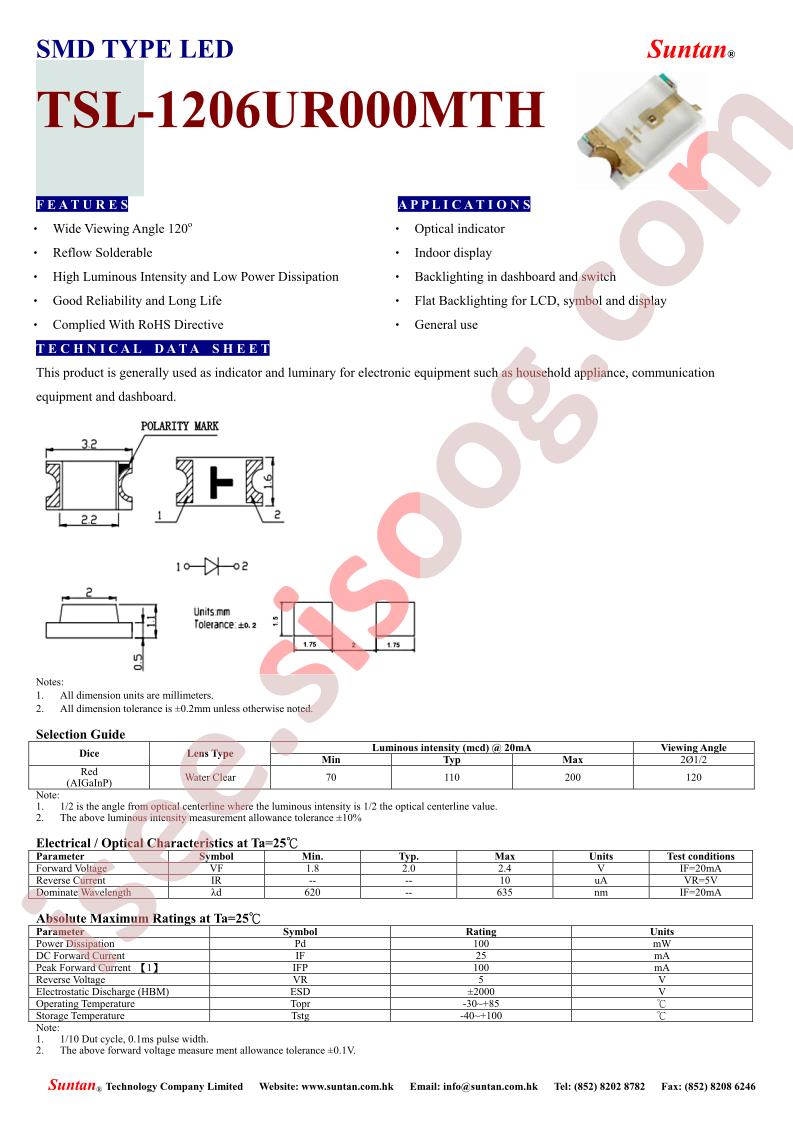 TSL-1206UR000MTH
