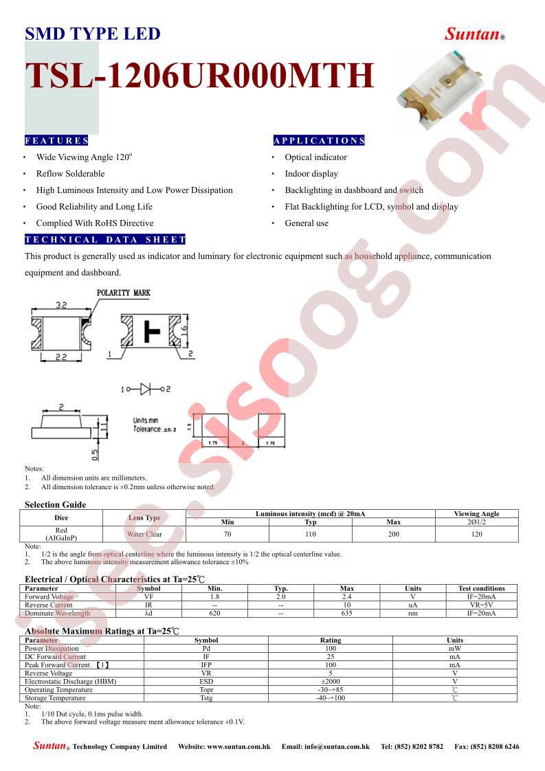 TSL-1206UR000MTH