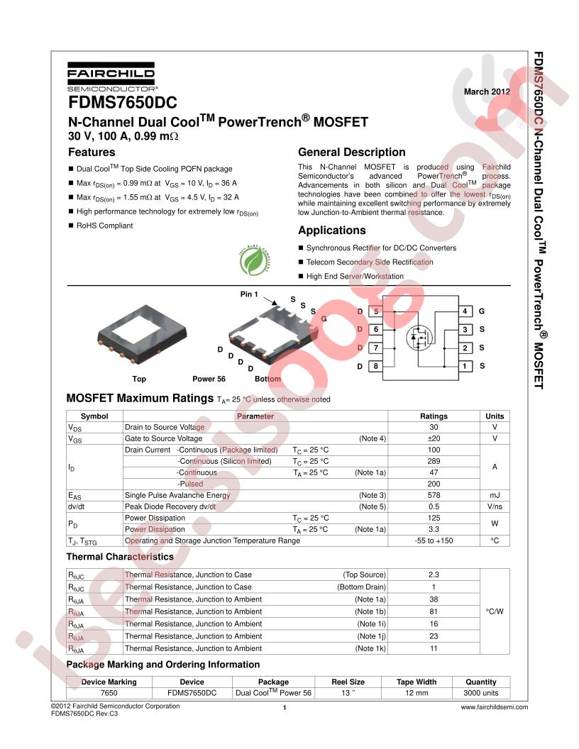FDMS7650DC
