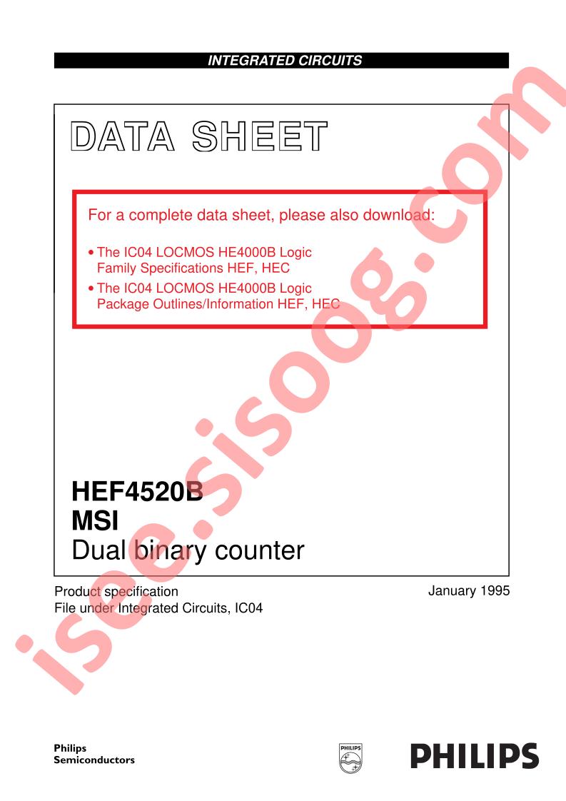 HEF4520BN