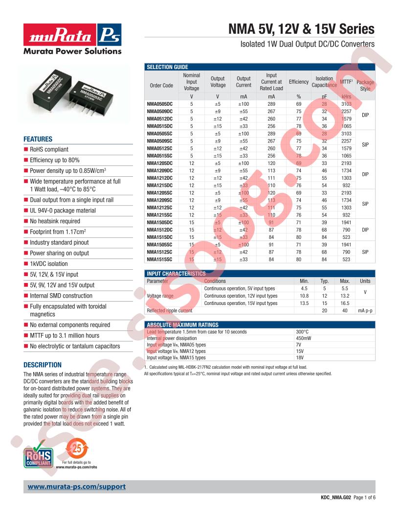 NMA0505DC