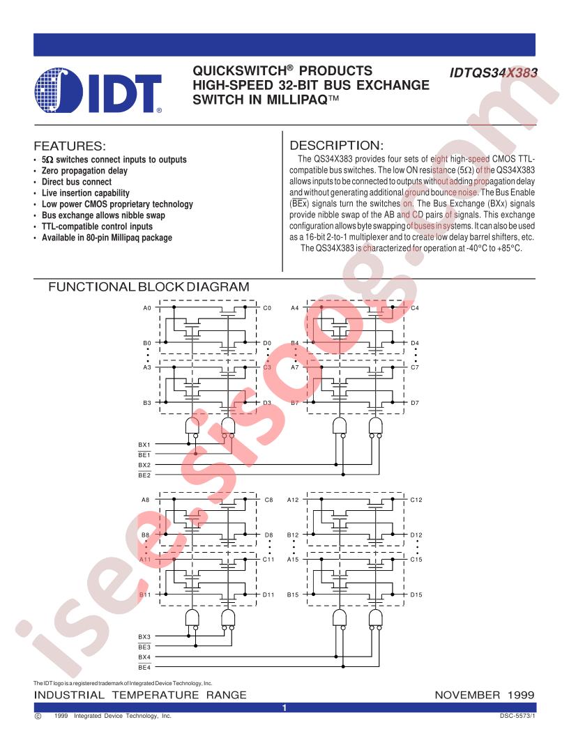 IDTQS34X383