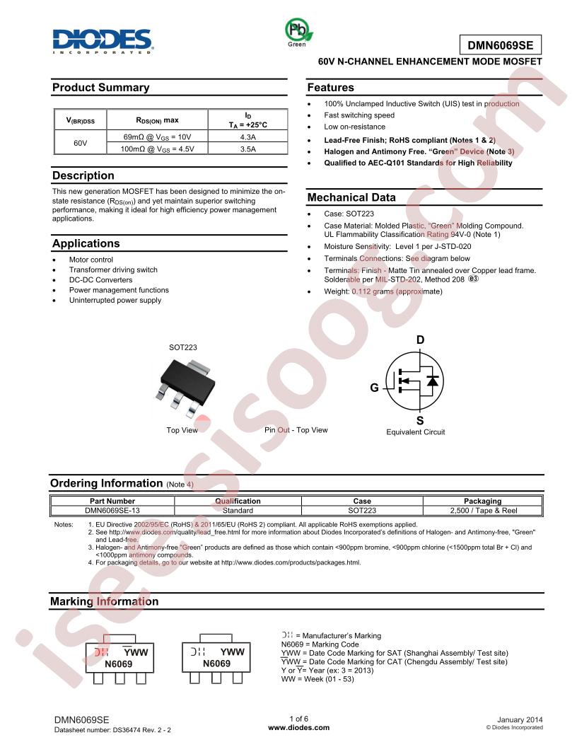 DMN6069SE-13