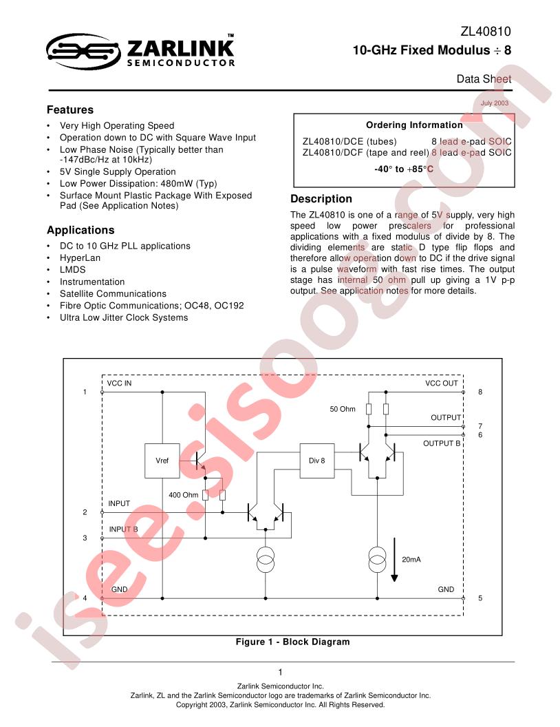 ZL40810DCE