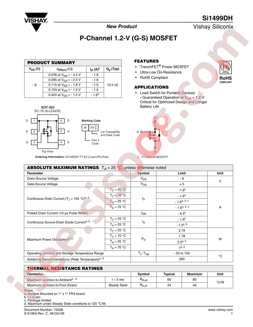 SI1499DH