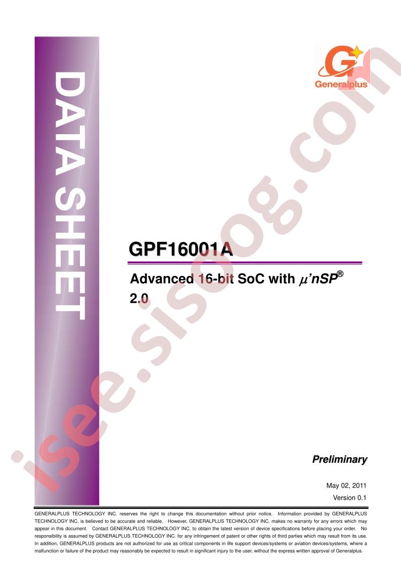 GPF16001A-NnnV-C
