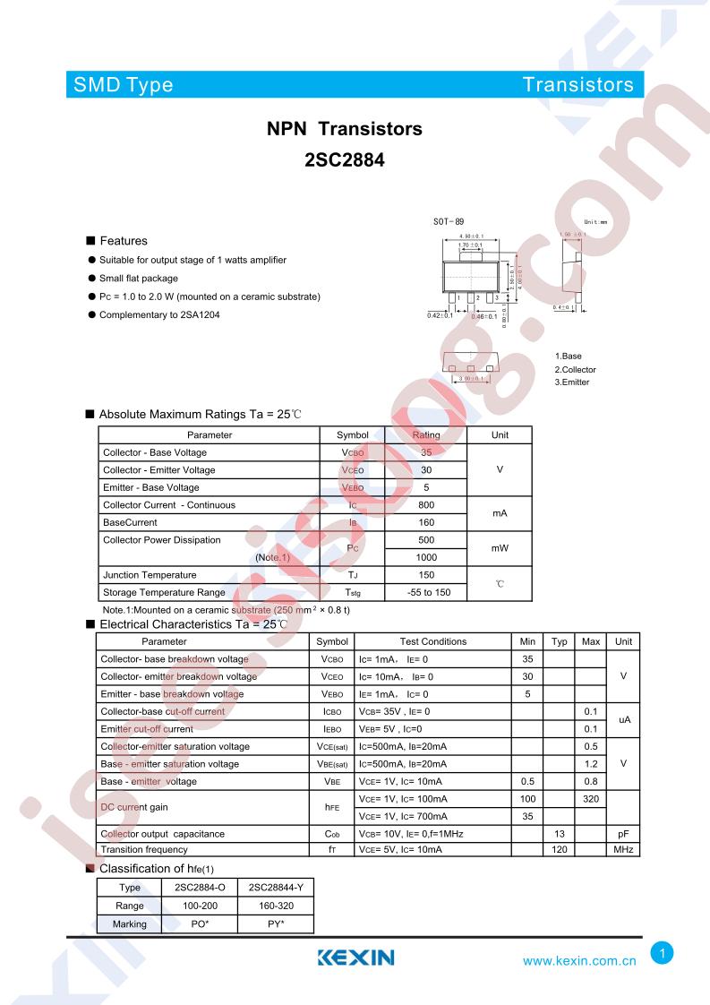 2SC2884-O