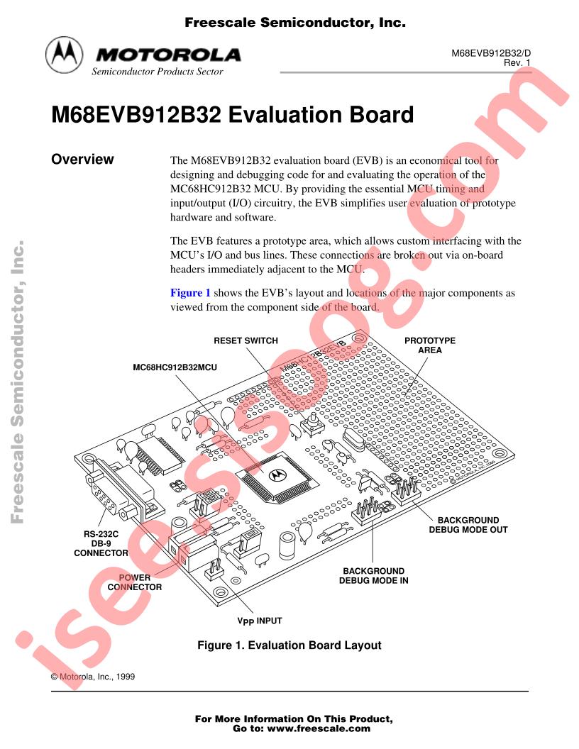 M68EVB912B32