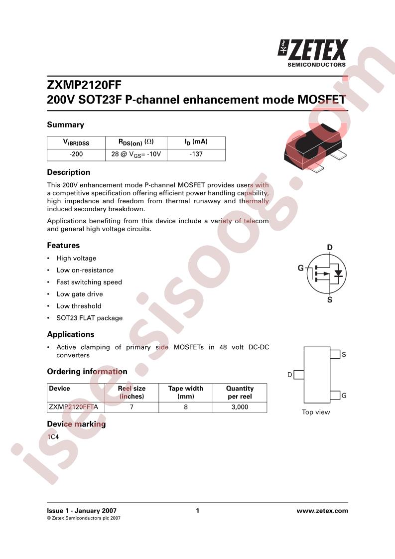 ZXMP2120FF