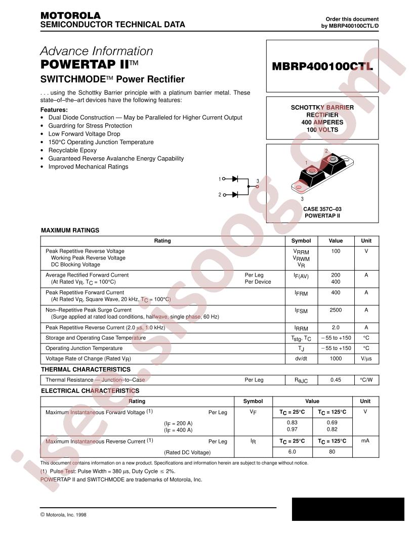MBRP400100CTL