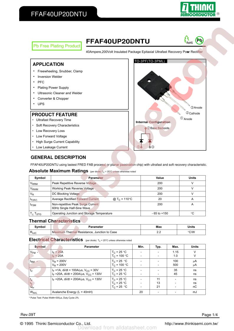 FFAF40UP20DNTU