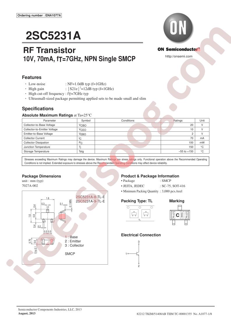 2SC5231A-9-TL-E