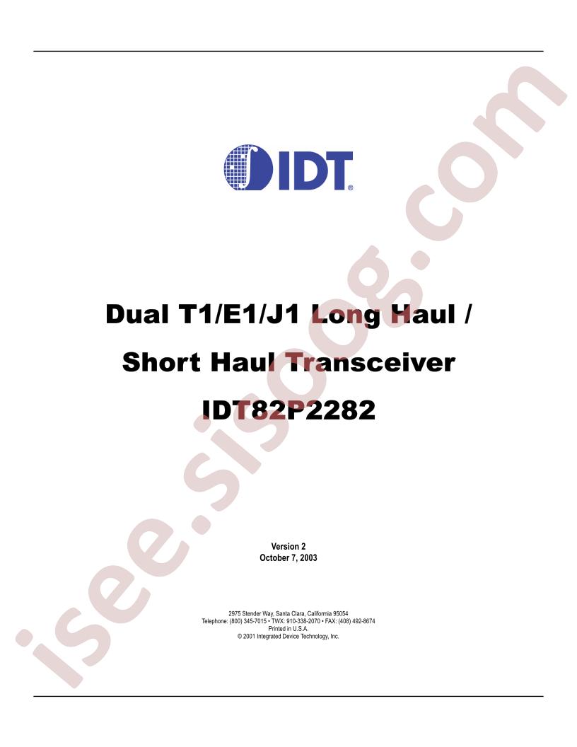 IDT82P2282