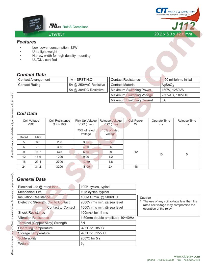 J1121AS5VDC