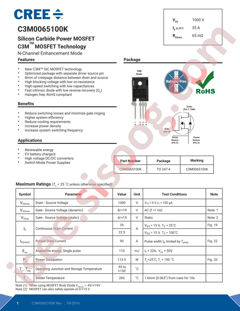 C3M0065100K