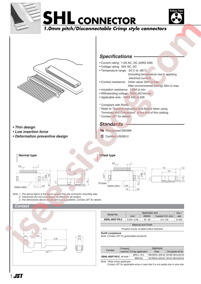 SHLP-10V-S-B