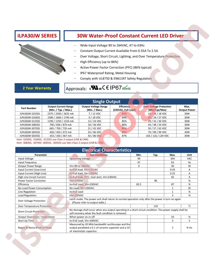 ILPA30JW-S035SS