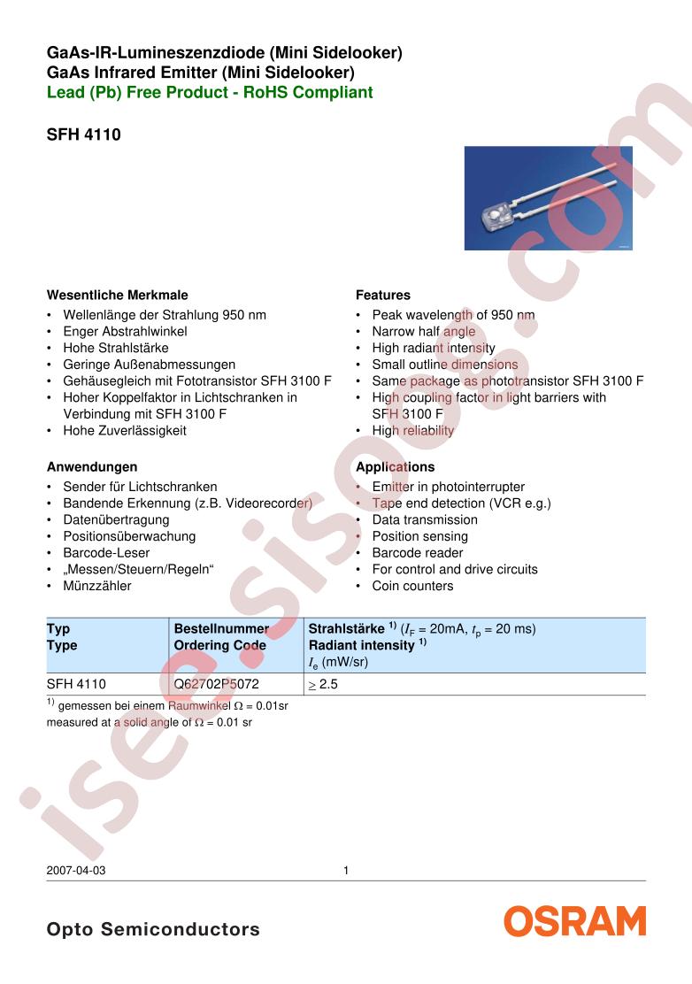 SFH4110