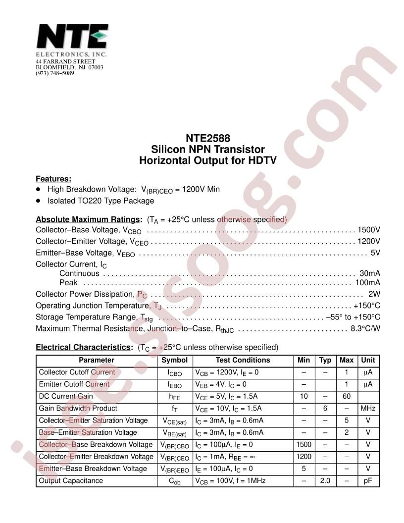 NTE2588