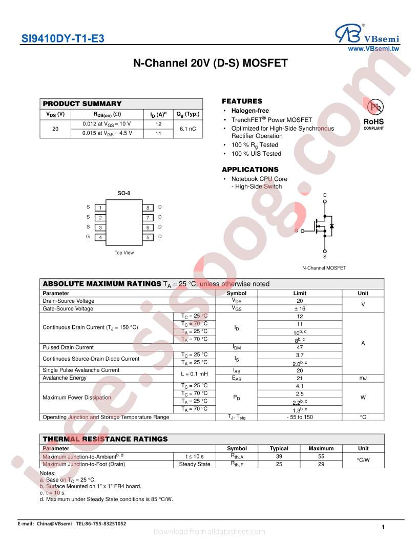 SI9410DY-T1-E3