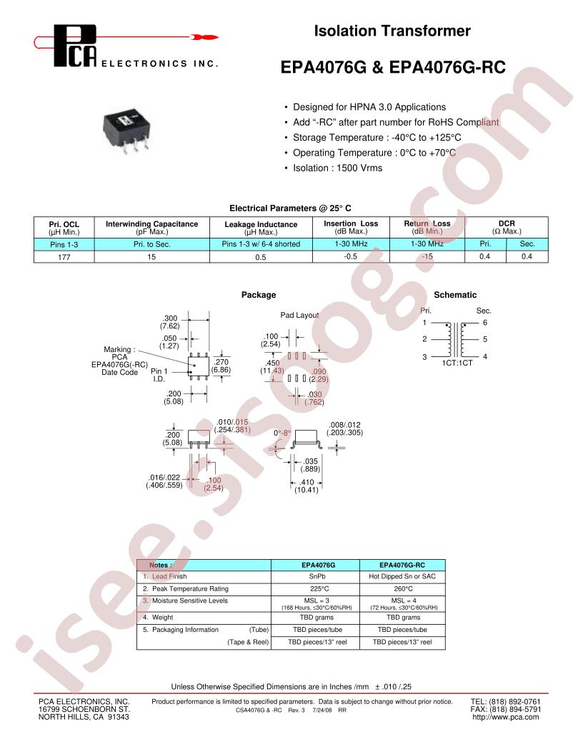 EPA4076G-RC