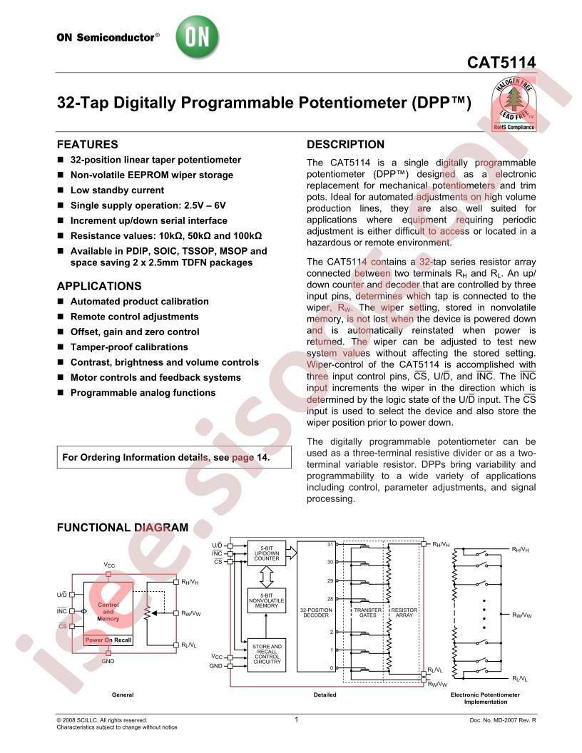 CAT5114VI-00-G