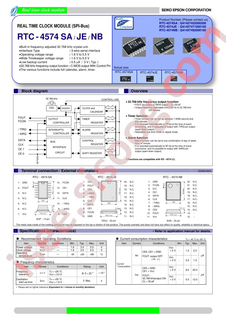 RTC-4574SA