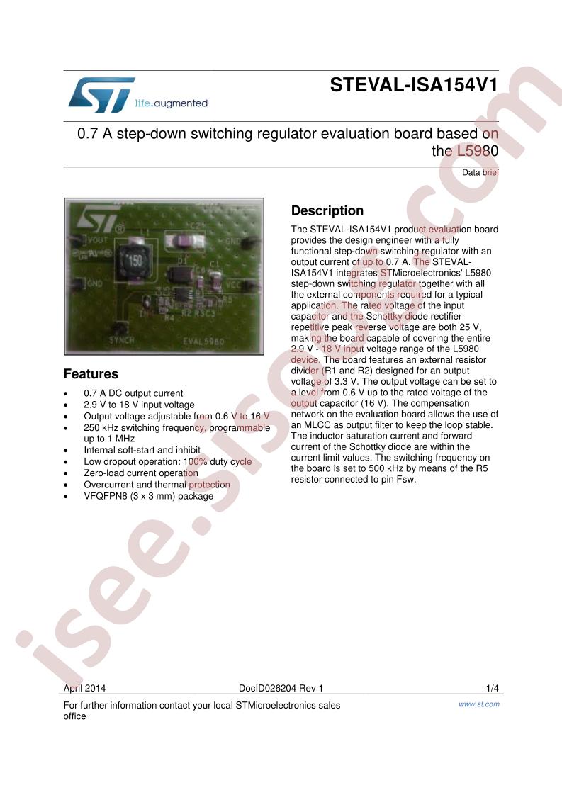 STEVAL-ISA154V1