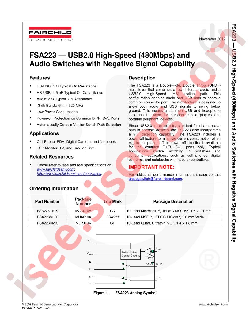 FSA223L10X